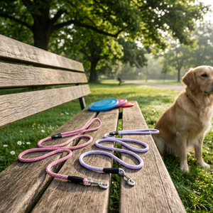 Laisse pour chien personnalisable de haute qualité, classique, rayée, en PP écologique, colorée, légère, confortable, pour l'extérieur - Product Image 4