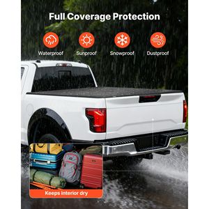 Copertura Morbida Impermeabile Tri-Fold per Cassone Ford F-150 2015-2025 da 5.5 ft (67.1 Pollici) - Compatibile con Coperture per Cassone del Camion - Product Image 5