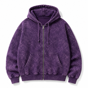Sweat-shirt à capuche pour homme, couleur unie, coton lavé, poche en molleton, vêtement d'hiver décontracté, coupe régulière, respirant, écologique - Product Image 5