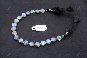 Cuentas de Labradorita Natural Hechas a Mano en Forma de Corazón, Labradorita Azul Natural en Hebra Suelta, Cuentas Lisas de 10 mm para Joyería - Product Image 6