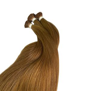 ผลิตภัณฑ์ใหม่100% เวียดนามดิบผมสีน้ำตาลคู่วาดผมธรรมชาติตรง I เคล็ดลับมนุษย์ผมส่วนขยาย - Product Image 1