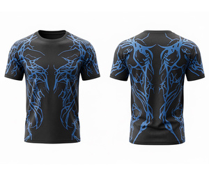 OEM Custom Printed Sublimation T-Shirt Design | <b>Men</b> Women Youth Sizes | Lightweight Quick Dry Training Sportswear Wholesale - Product Image 5