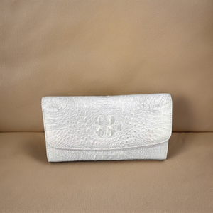 Mayorista Bolso de Mano de Piel de Cocodrilo para Mujer Tamaño 19x10x2,5 cm Marca Luxali Cartera de Mujer Monedero de Señora Personalizado - Product Image 6