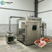 Four à poulet avec fumoir, four commercial à fumer la viande, four à fumer avec fonction cuisson et maintien au chaud