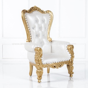 Fauteuil Trône de Roi pour Enfants pour Événement et Banquet, Mobilier Commercial Français Ancien en Bois pour Hôtel et Fête de Mariage en Gros - Product Image 3