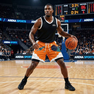 Pantalones Cortos Deportivos para Hombre, Cintura Alta, Cierre con Cordón, Logotipo Personalizado, Números y Nombres, Impresión Digital, Resistentes al Viento, Estilo Urbano - Product Image 3