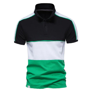 Camiseta de manga corta para hombre con diseño nuevo de verano, logotipo personalizado, informal, con cuello tipo polo, para negocios, golf, tela piqué, logotipo personalizado - Product Image 1