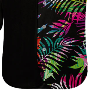 Maillot de baseball à motif 3D noir et rose pour hommes, uniforme d'équipe boutonné, respirant, léger, vêtements de sport pour tournois - Product Image 6