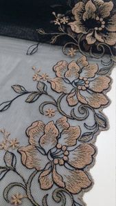 Premium Exquisite Net Embroidery Polyester <b>Fabric</b> for Bridal Dresses Wedding Couture Fashion <b>Bags</b> and Home Textile Decoration - Product Image 3