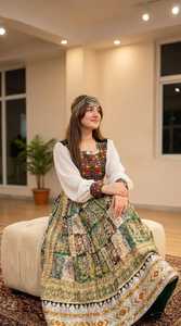 Robe de mode bohème traditionnelle sur mesure, en coton doux, fournisseur en gros, OEM, robes décontractées afghanes - Product Image 4