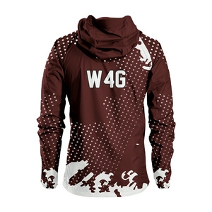 Manufacturer Sublimated Hooded Zip Windbreaker <b>Jacket</b> Eco Friendly Nylon Coated <b>Lightweight</b> <b>Rain</b> Sports <b>Jacket</b> - Product Image 2
