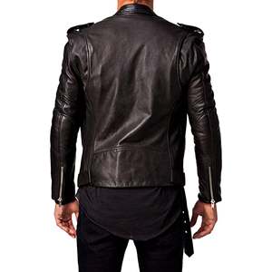 Men's New Design Genuine <b>Leather</b> <b>Jacket</b> for Men <b>Leather</b> Material Full Sleeves Street Wear Professional <b>Leather</b> <b>Jacket</b> - Product Image 4