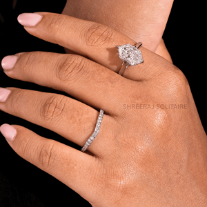 Anillo de Compromiso con Diamante Cultivado en Laboratorio, Anillo de Boda con Diamante Marquise, Oro 14K 18K, Platino 950, Joyería Personalizada - Product Image 4