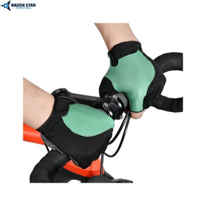 Gants de cyclisme d'été OEM demi-doigts respirants antidérapants avec rembourrage en gel en PU - Product Image 6