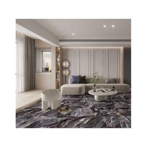 Carreau de porcelaine moderne brillant 600x1200mm vitrifié numérique 60x60 aspect marbre poli mur de sol de salle de bain pour salon - Product Image 4