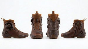 Chaussures de moto en gros à prix abordable pour hommes, antidérapantes, respirantes, protectrices, avec fermeture éclair, style décontracté, sport et streetwear - Product Image 2