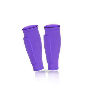 Al por mayor, mejor calidad, 1 par de espinilleras de fútbol para hombres y mujeres, mangas protectoras de espinilla con almohadillas de nido de abeja - Product Image 4