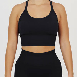 High Quality Custom Logo Print Woman Sports Bra Gym Fitness Clothing Women Sports Bra Workout Wear Women Sports Bra - Product Image 1