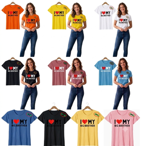 Camisetas Coloridas para Mujer, Ecológicas, 100% Algodón, Antiarrugas, Transpirables, Tallas Grandes, Color Sólido, Venta al Por Mayor, Bangladesh - Product Image 1