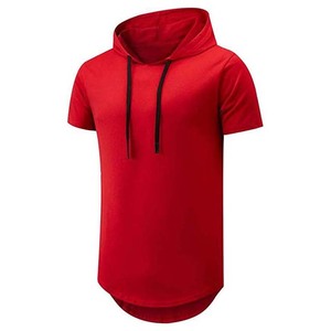 Sudadera con Capucha para Hombre, Deportiva, Casual, Bordada, Personalizable, Azul Sólido, Manga Corta, Cuello Redondo, Estilo Urbano, 100% Algodón - Product Image 6