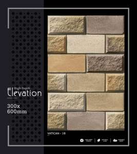 Azulejo de Porcelana Arquitectónico de Alta Profundidad 300x600mm 30x60cm 12x24, Panel Decorativo de Cerámica Mate con Textura Perforada para Interiores - Product Image 4