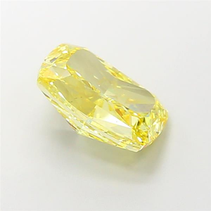 Diamante suelto cultivado en laboratorio de alta calidad, color amarillo intenso, 4.29 quilates, VS1, corte excelente, certificado IGI, piedra de joyería. - Product Image 2