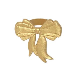 Floral Design Napkin <b>Ring</b> Black Coated Hand Casted Technique Metallic Serviette Napkin <b>Rings</b> <b>Cheap</b> Price - Product Image 3