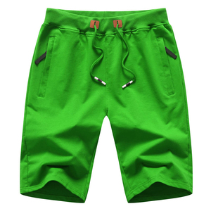 Pantalones Cortos Bermuda para Hombre, 70% Algodón, Cintura Media, Cierre con Cordón, Botones Frontales, Estampado de Ancla, Transpirables, Casuales, para Correr en Verano - Product Image 1