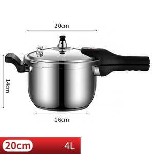 Casserole à pression en aluminium robuste avec des fonctions de sécurité avancées pour une cuisson rapide et une préparation culinaire délicieuse - Product Image 3