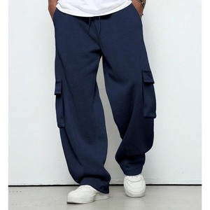 Pantalon de jogging ample personnalisé avec logo, style streetwear, coupe décontractée, fabricant professionnel, approvisionnement en gros - Product Image 5