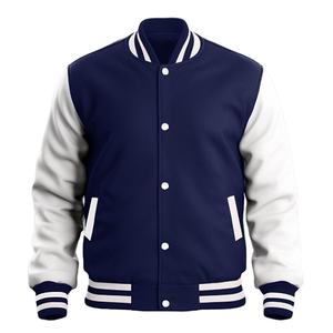 New <b>100</b>% Wool Varsity Jacket Custom Made Logo Design Men Varsity Jacket In Solid Color with Low MOQ - Product Image 5