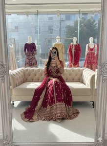 Ramdev Trading - Vestido de Fiesta Moderno para Mujer, de Secado Rápido, para Todas las Temporadas, con Kurti, Pantalón y Dupatta - Product Image 3