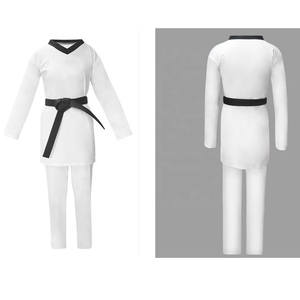 Tenue d'entraînement d'arts martiaux personnalisée avec logo, directement de l'usine – Ensemble léger et durable de Taekwondo et Karaté avec ceinture premium - Product Image 6