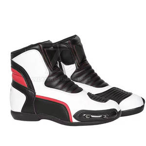 Chaussures de moto tendance pour hommes, bottes de motard protectrices, chaussures de moto décontractées à la mode - Product Image 5