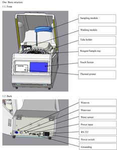 Analyseur de chimie entièrement automatique Analyseur de biochimie pour réactifs liquides Analyse clinique - Product Image 6