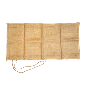 Bolsa de arena de yute de alta resistencia con saco biodegradable con cordón para la construcción Barrera de control de erosión Soporte de pared y cimentación - Product Image 1