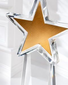 Medalla de Estrella de Acrílico y Bronce de Primera Calidad, Premio Duradero para Logros Destacados, Exhibición de Medallas para Eventos de Reconocimiento - Product Image 6