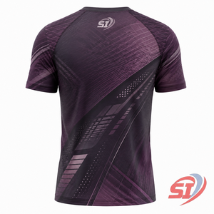 เสื้อยืดวิ่งออกกำลังกายผู้ชาย แขนกุด ขายส่ง สกรีนลายตามสั่ง ระบายเหงื่อได้ดี เสื้อสำหรับฝึกซ้อมกีฬา สีพลัมกราไฟต์ แอโร - Product Image 2
