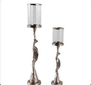 ชุดเชิงเทียนรุ่นโกลว์พร้อมโคมแก้ว ตกแต่งบ้านอย่างทนทาน - Product Image 1