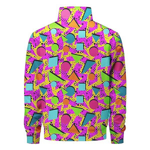 Ensemble de survêtement pour hommes, 2 pièces, veste zippée et pantalon de jogging, avec 2 bonnets en tricot, streetwear décontracté - Product Image 2