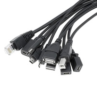 Cable USB 2.0 Tipo-A Macho a Hembra de 5 Pines con Terminales de Tornillo, Trenzado de PVC y Aluminio, Carga Rápida de 3A para Cámara y Computadora