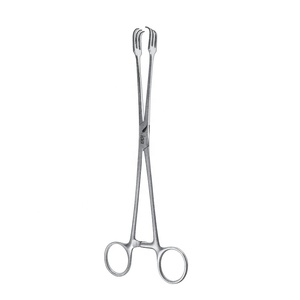 Pinces hémostatiques Bozemann 24 cm, instrument chirurgical manuel certifié CE, en acier inoxydable de classe I, modèle IAI-HF-195 pour usage général - Product Image 2