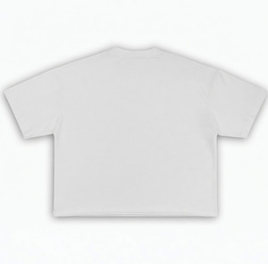 T-shirt Homme Oversize Personnalisé à Manches Courtes, Col Rond, Imprimé, Style Urbain avec Détails en Strass - Product Image 2