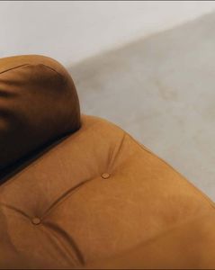 Fauteuil lounge scandinave moderne rembourré avec structure en teck, fauteuil d'appoint de luxe pour salon, hôtel, café - Product Image 3