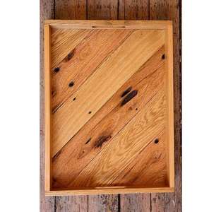 Plateau de service en bois le plus vendu pour la décoration de la maison, les plats et les fruits, article artisanal fabriqué à la main en Inde - Product Image 1