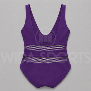 Maillot de bain une pièce personnalisé pour femme, avec empiècements en maille, monokini taille haute, amincissant, séchage rapide, extensible, pour la plage – Grande Vente - Product Image 2