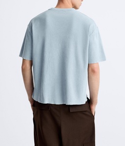 เสื้อยืดโอเวอร์ไซส์สตรีทแวร์ลายกราฟิกสำหรับผู้ชาย ขายส่ง เสื้อยืดแฟชั่นฮิปฮอปผ้าฝ้าย รับทำโลโก้ตามสั่ง OEM - Product Image 5