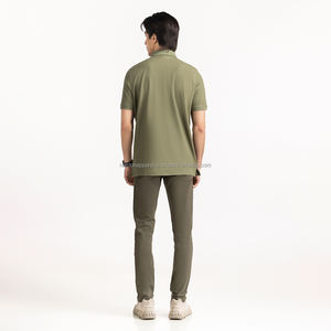 Nardon Apparel Polos de Golf atléticos para hombre, camiseta táctica de manga corta, cuello elegante, técnicas estampadas de punto informales diarias - Product Image 2