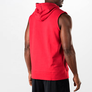 Sudadera con Capucha Personalizada para Hombre, Cómoda, sin Mangas, con Bolsillo Tipo Canguro, 100% Algodón, para Gimnasio y Entrenamiento - Product Image 6