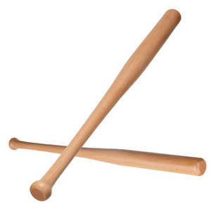 Bate de Béisbol de 34 Pulgadas con Cuerpo de 2.5 Pulgadas, Madera Natural, Duradero, de 1 Pieza, Equipo de Béisbol para Principiantes - Product Image 5